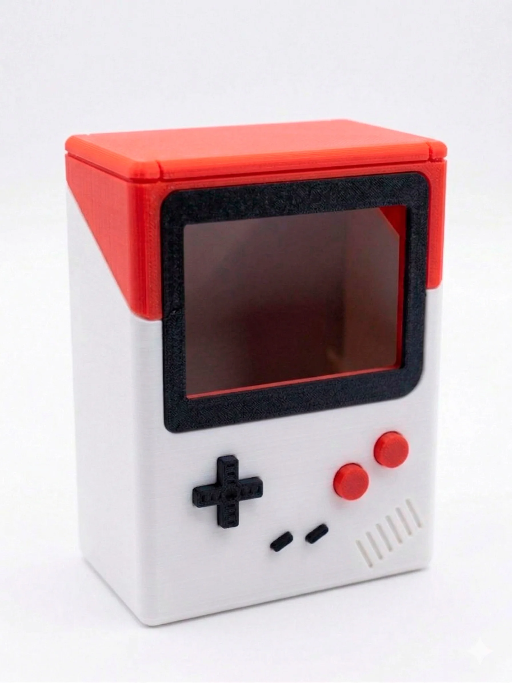 Deck Box Branco e Vermelho