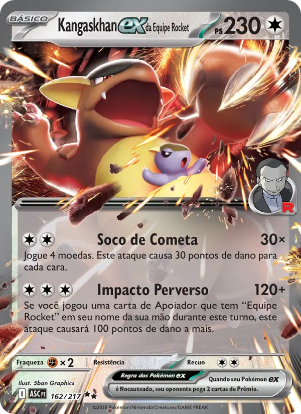 Kangaskhan ex da Equipe Rocket
