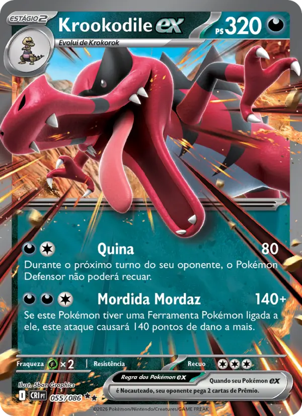 Krookodile ex (055/086)
