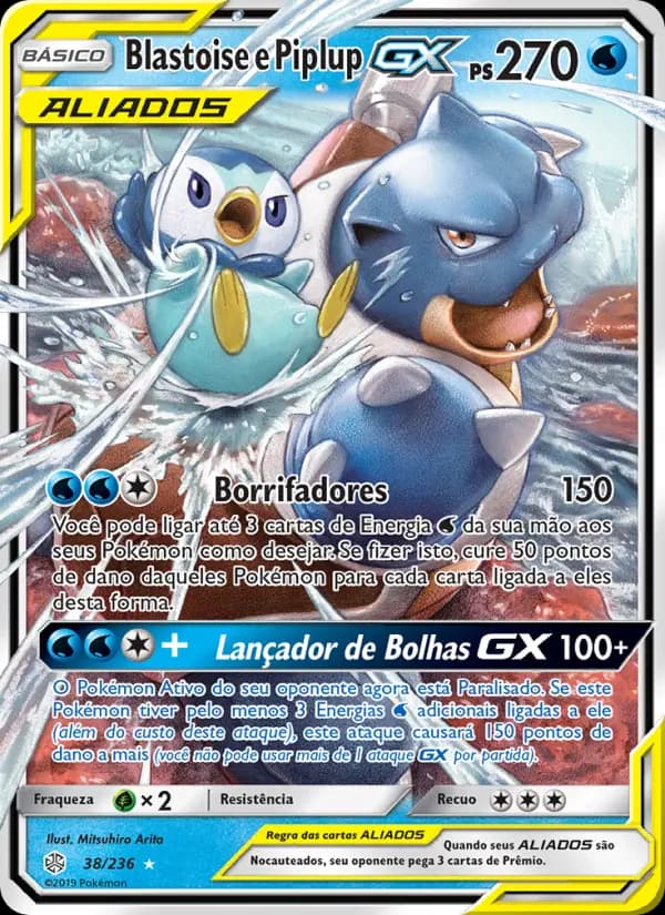 Blastoise e Piplup GX