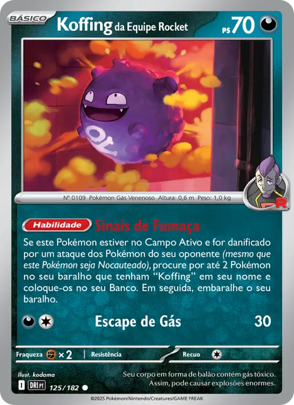 Koffing da Equipe Rocket