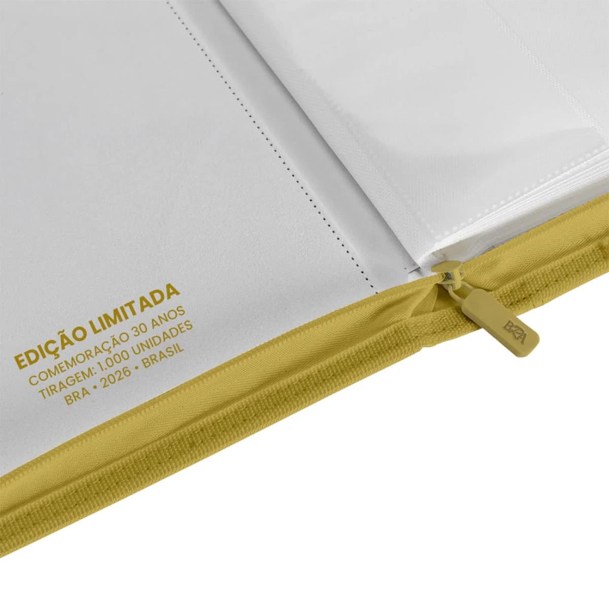 Pasta Premium 2x2 BRA - Edição Especial 30 Anos - Branca/Dourado 4