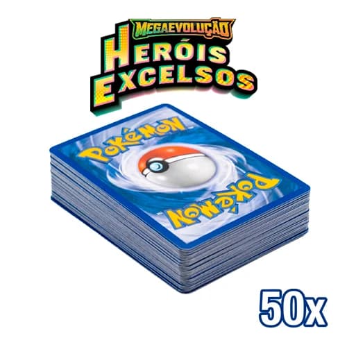 Bulk 50 Cartas Heróis Excelsos