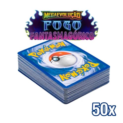 Bulk 50 Cartas Fogo Fantasmagórico