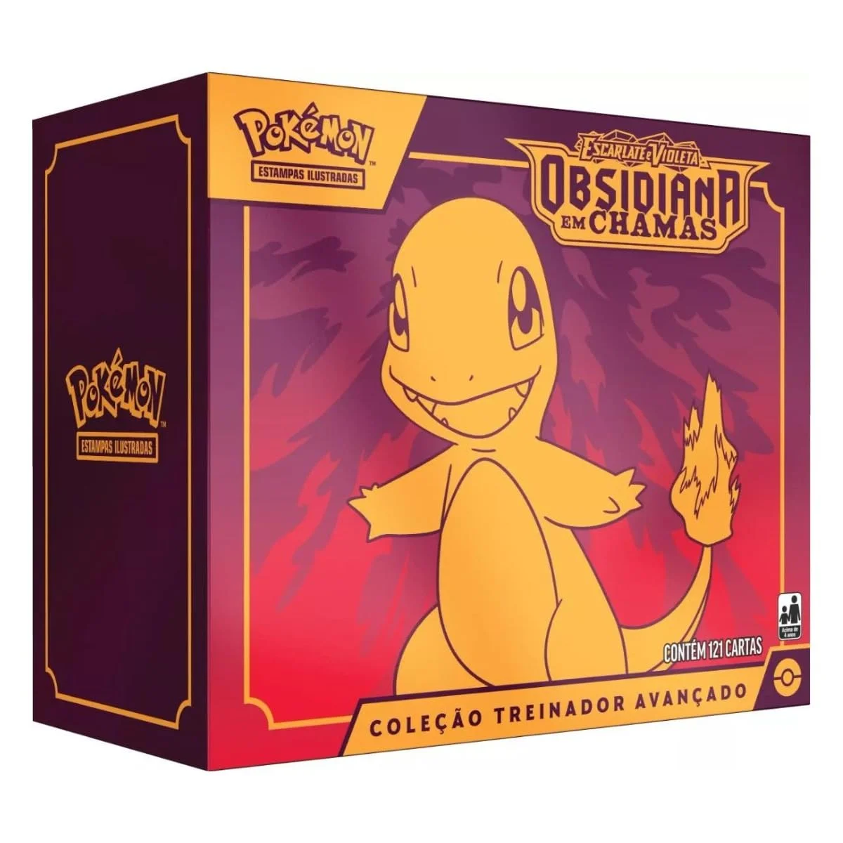 ETB Obsidiana em Chamas - Coleção Treinador Avançado - EV3