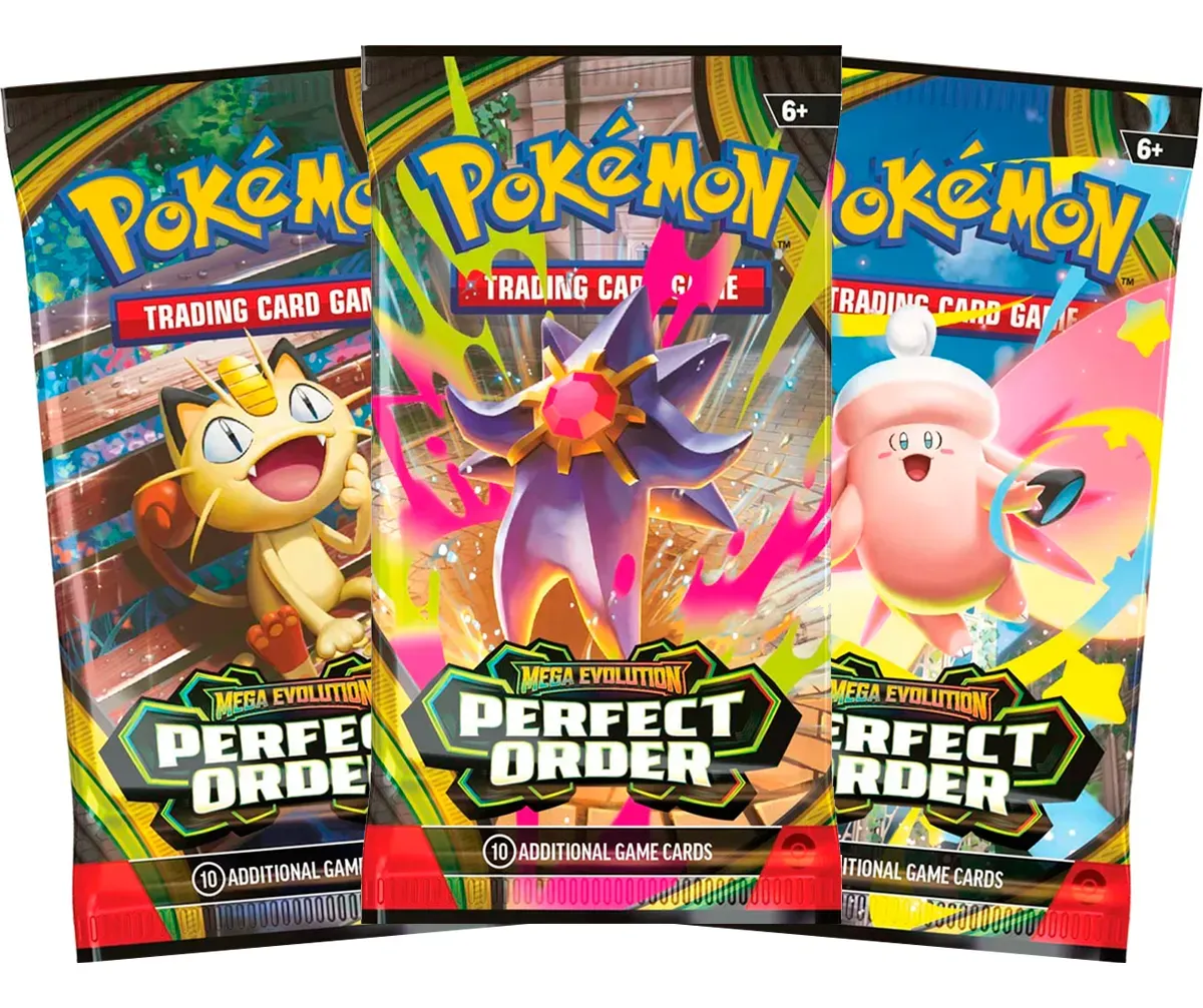 Kit 3 - Booster Perfect Order Mega Evolution - Inglês