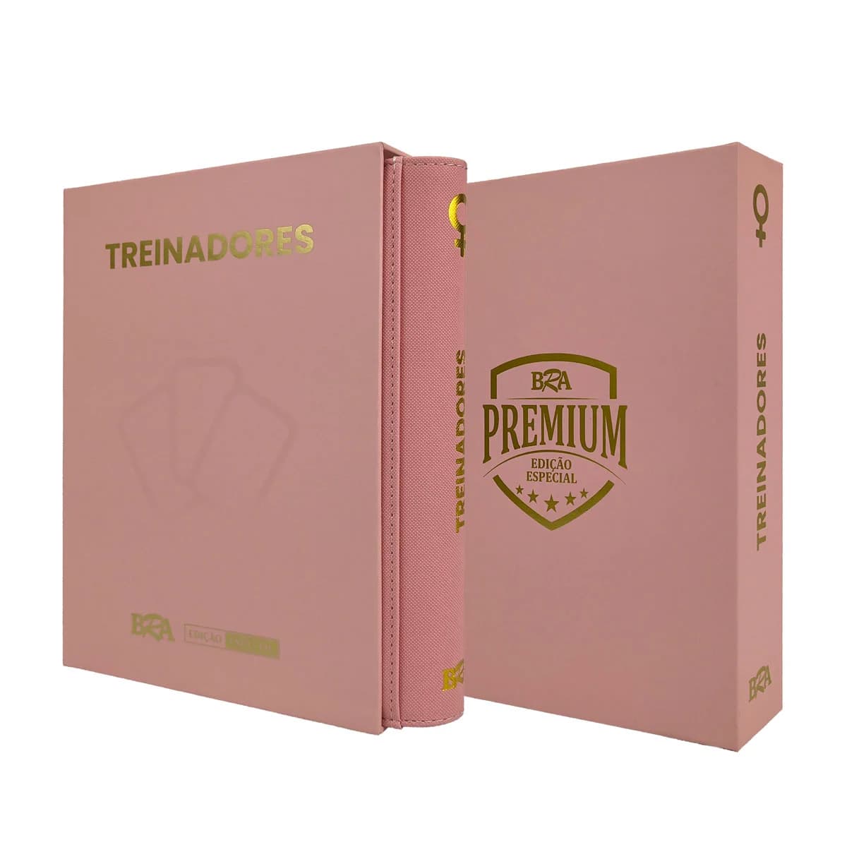 Pasta Premium 2x2 BRA - Treinadores Feminino - Rosa/Branco