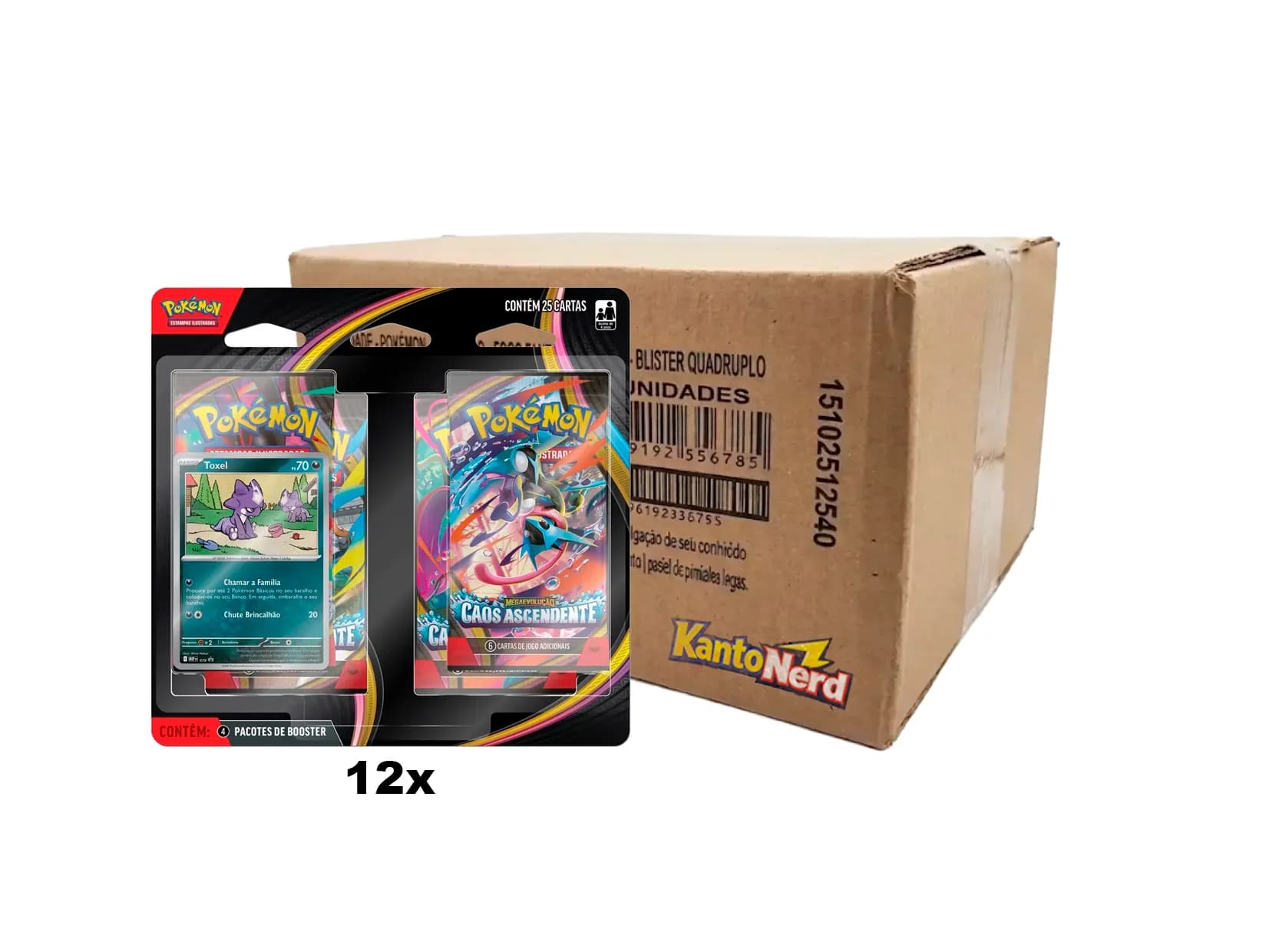 Case Blister Quadruplo Caos Ascendente ME4