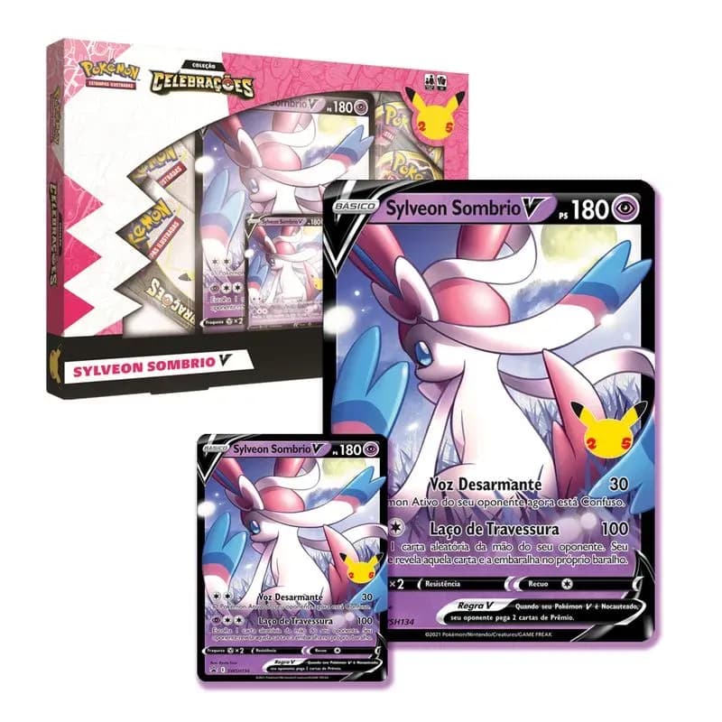 Box Sylveon Sombrio V Celebrações 2