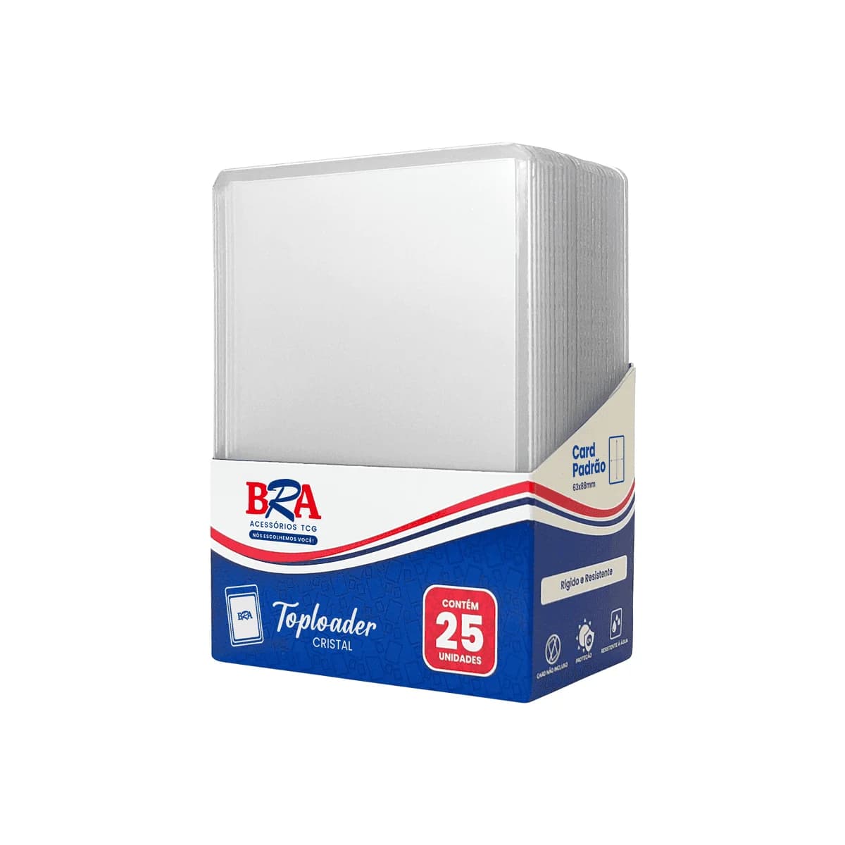 Toploader Cristal BRA - 25 Unidades