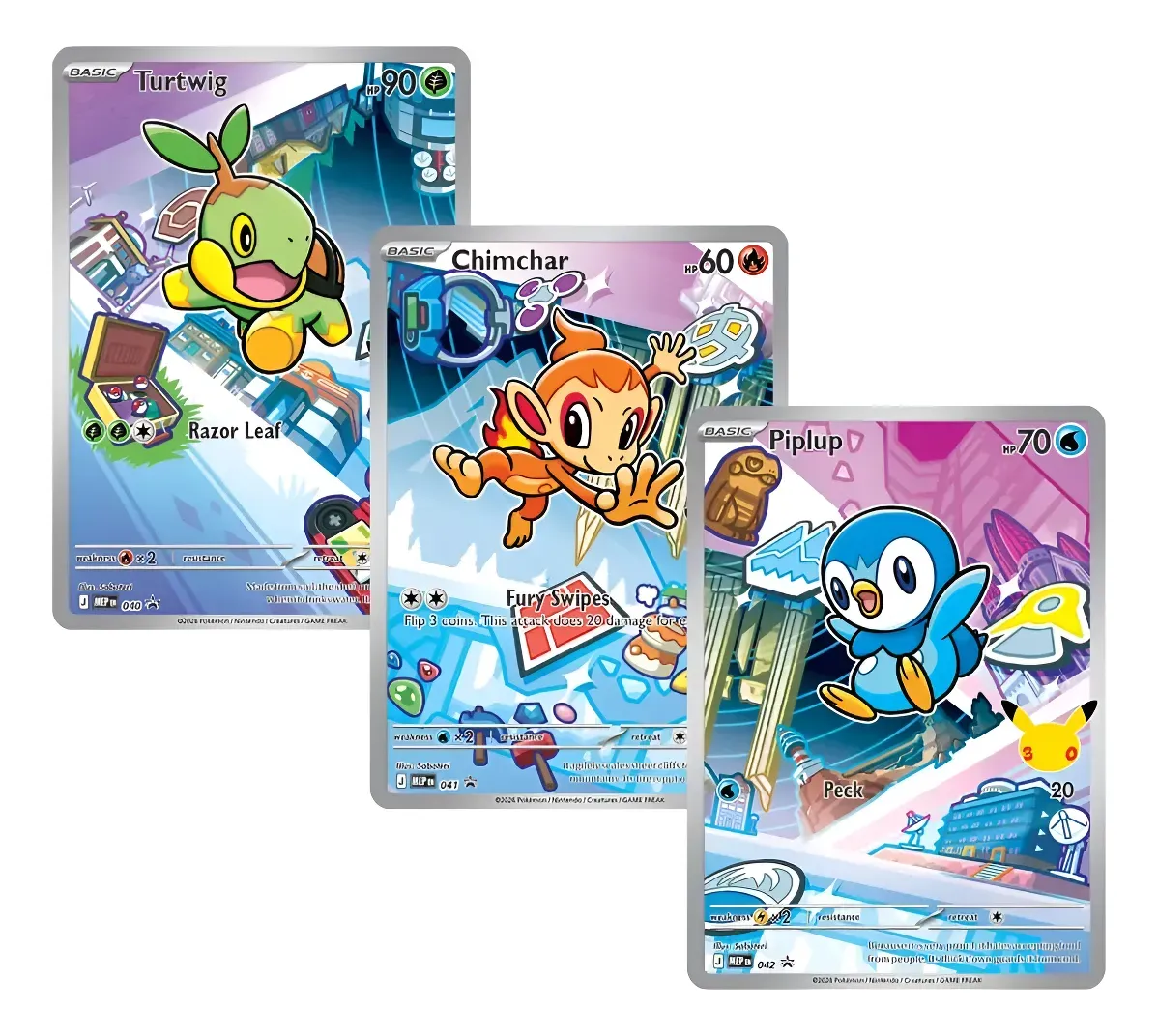Trio Sinnoh - Parceiro Inicial 1 Português
