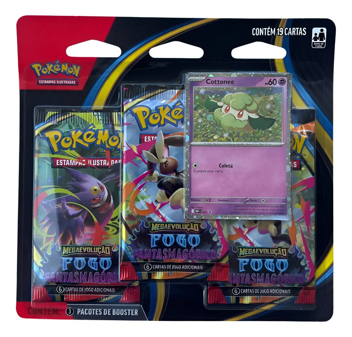 Case Blister Triplo Fogo Fantasmagórico ME2 2
