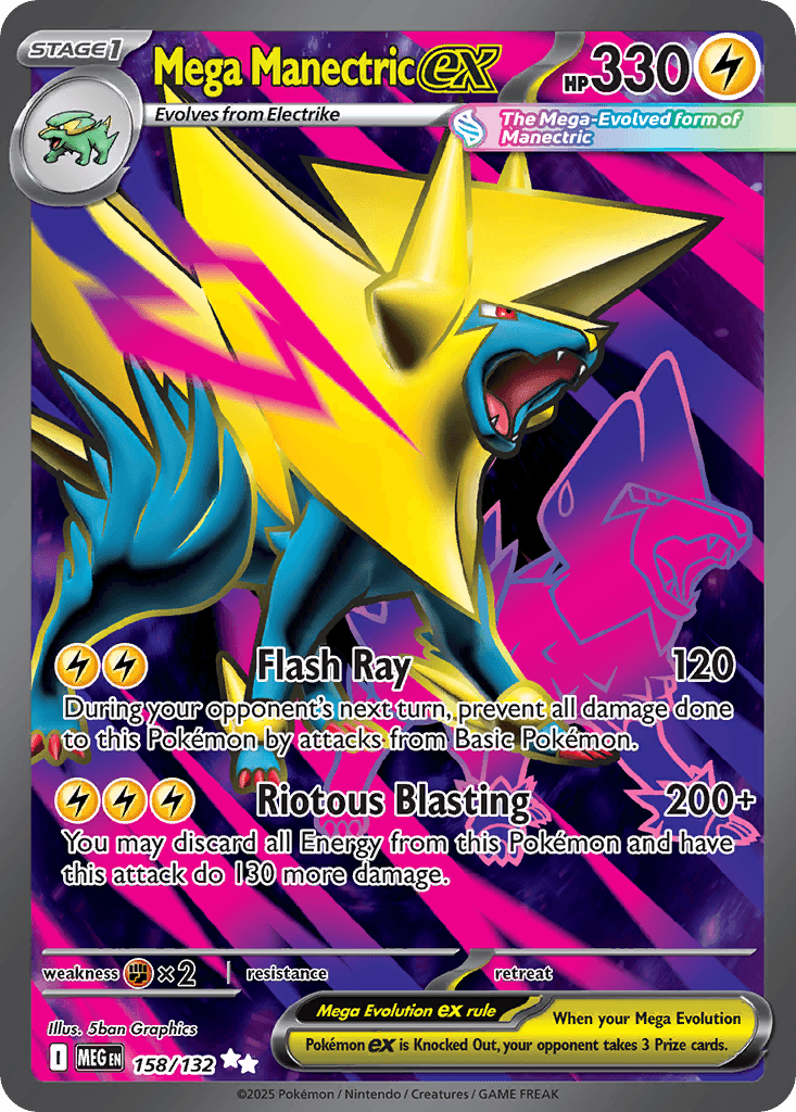 Mega Manectric ex (158/132)