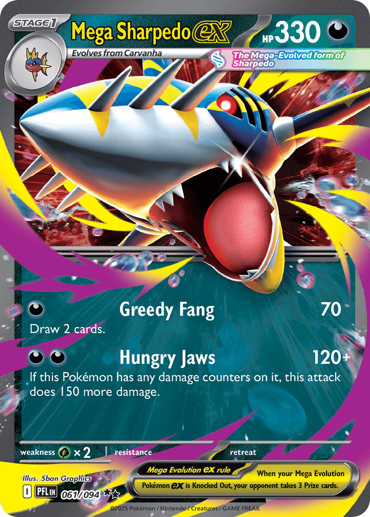 Mega Sharpedo ex (061/094)