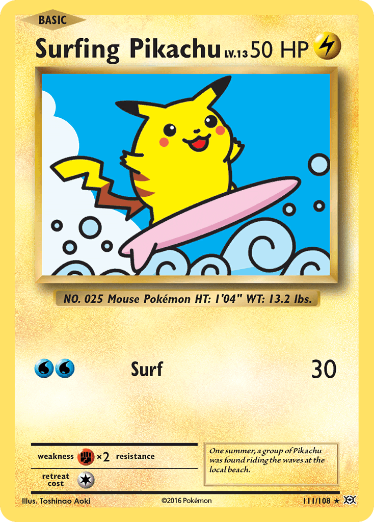 Pikachu Surfista