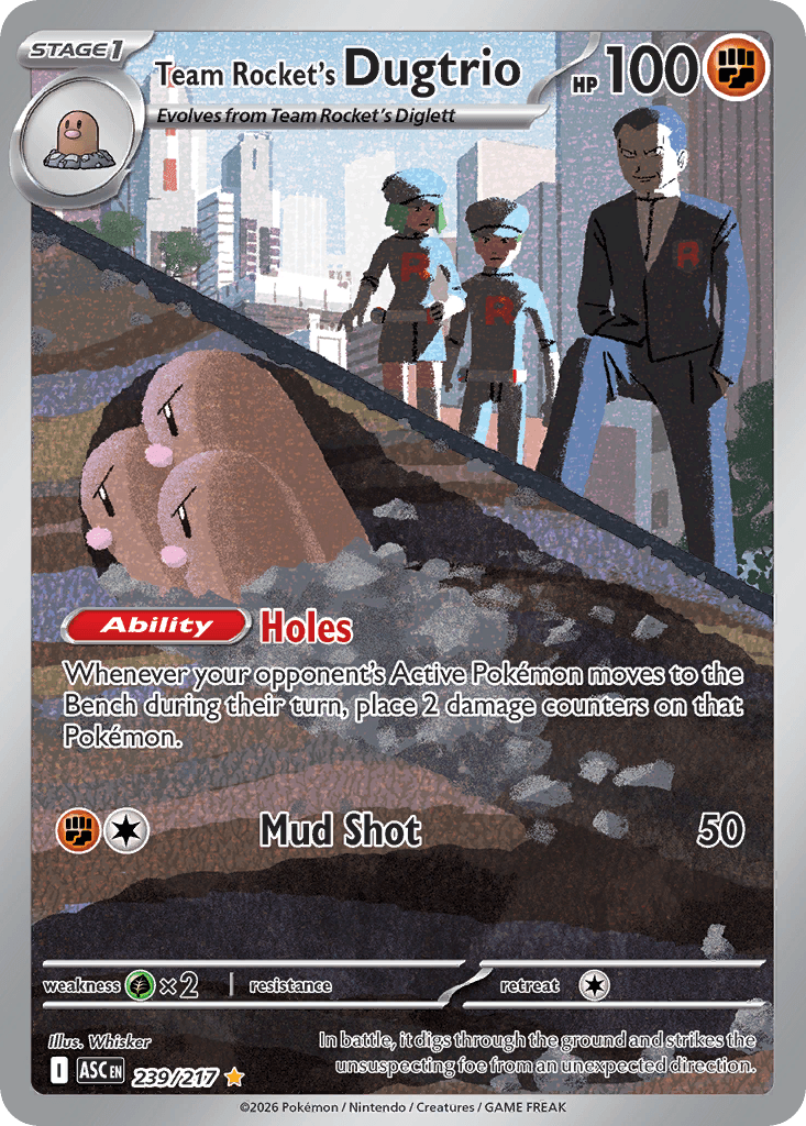 Dugtrio da Equipe Rocket