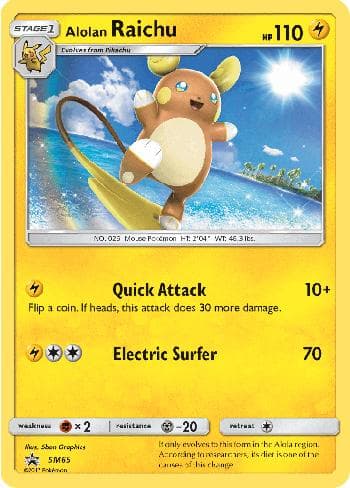 Raichu de Alola