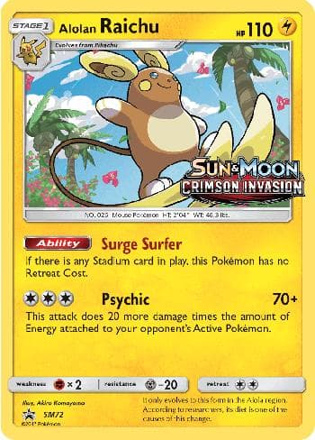 Raichu de Alola