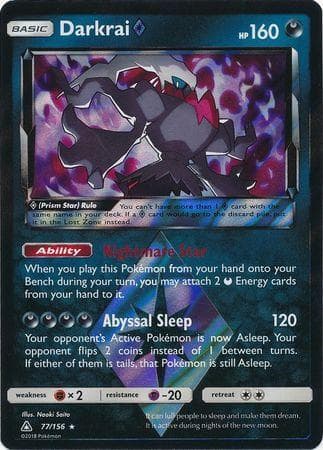 Darkrai Estrela Prisma