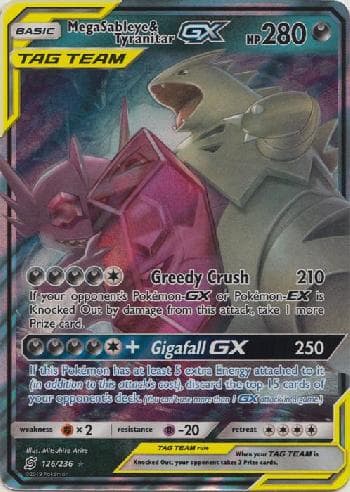 Mega Sableye e Tyranitar-GX