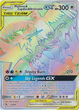 Moltres, Zapdos e Articuno-GX