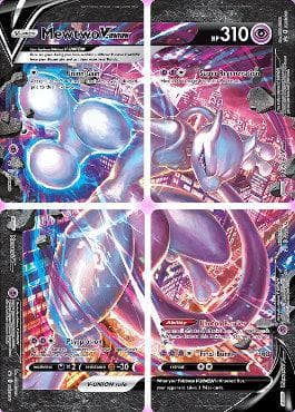 Mewtwo-V-União (4 Cartas)