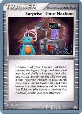 Surprise! Time Machine