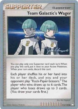 Team Galactic's Wager