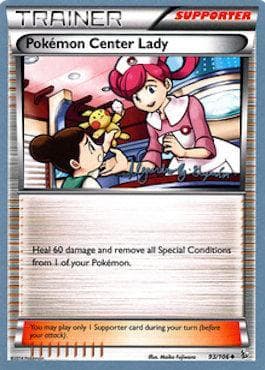 Dama do Centro Pokémon