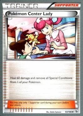 Dama do Centro Pokémon