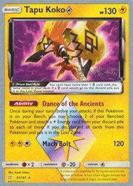 Tapu Koko Estrela Prisma