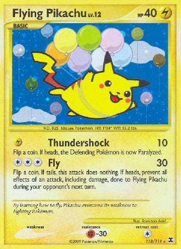 Pikachu Voador