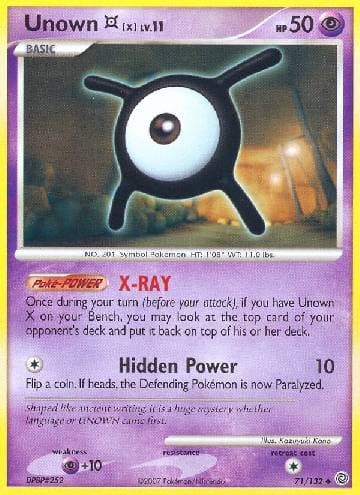 Unown X