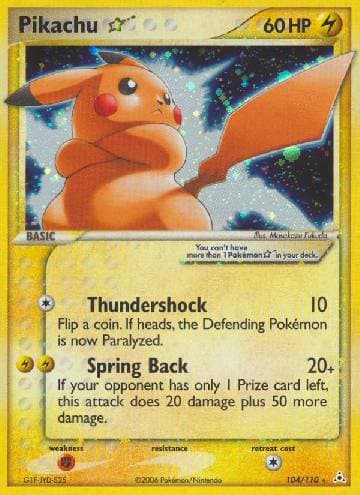 Pikachu Star