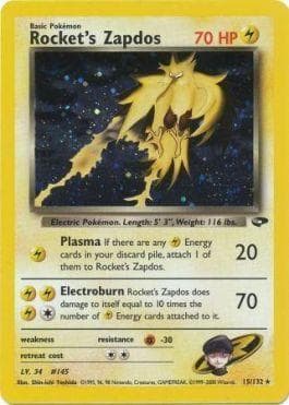 Zapdos da Equipe Rocket