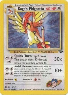 Pidgeotto do Koga