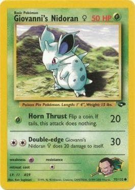 Nidoran Fem. do Giovanni