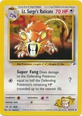 Raticate do Cap. Surge