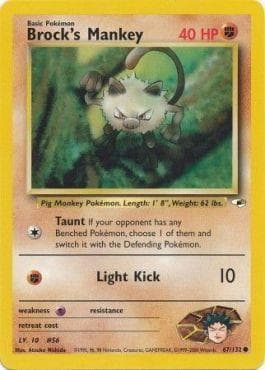 Mankey do Brock