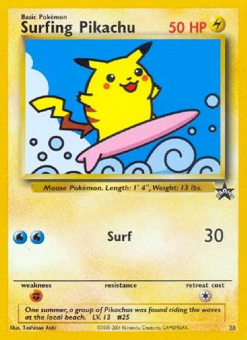 Pikachu Surfista
