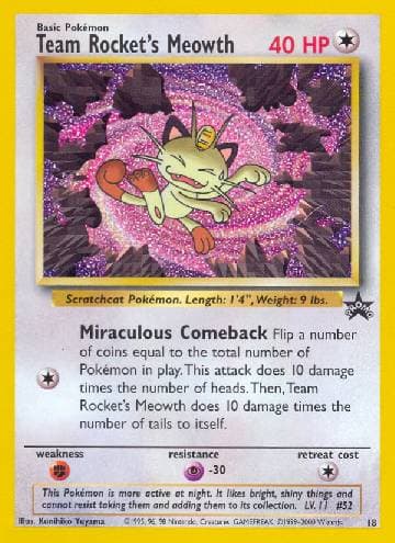 Meowth da Equipe Rocket