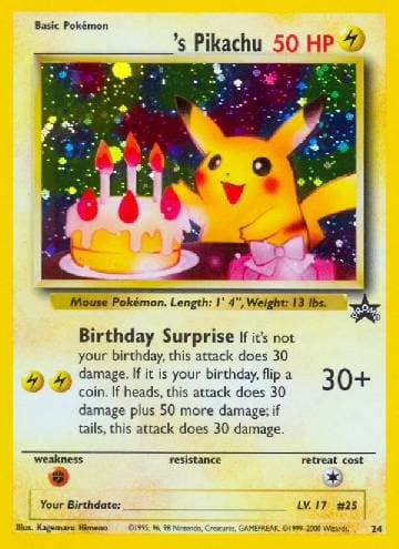 Pikachu Aniversariante