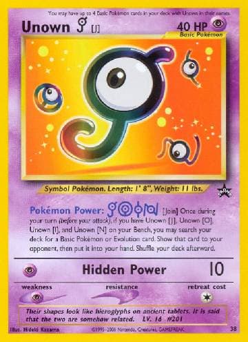 Unown J