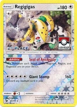 Regigigas - 3rd Place