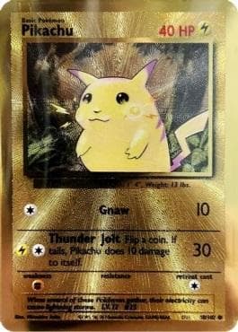 Pikachu - Celebrations Metal Card