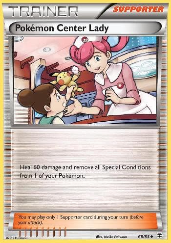 Dama do Centro Pokémon
