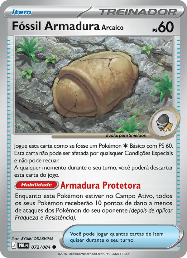 Fóssil Armadura Arcaico