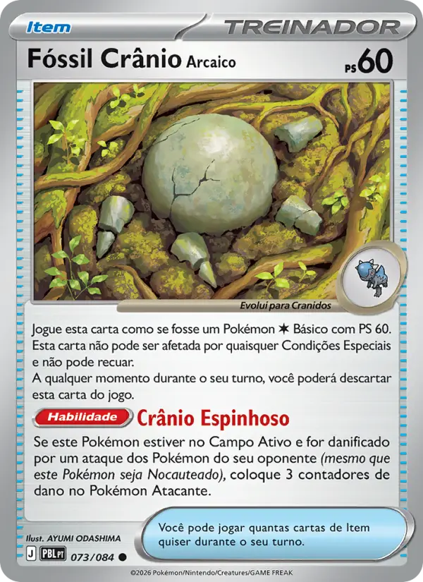 Fóssil Crânio Arcaico
