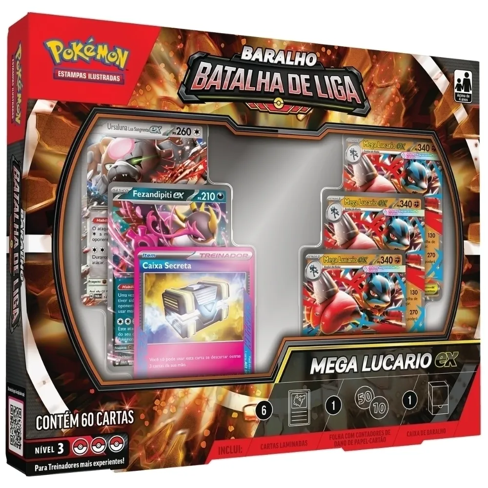 Deck Baralho de Batalha - MEGA LUCARIO EX