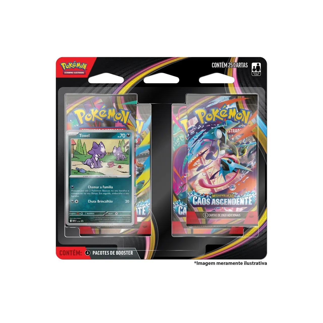Blister Quadruplo Caos Ascendente - TOXEL ME4